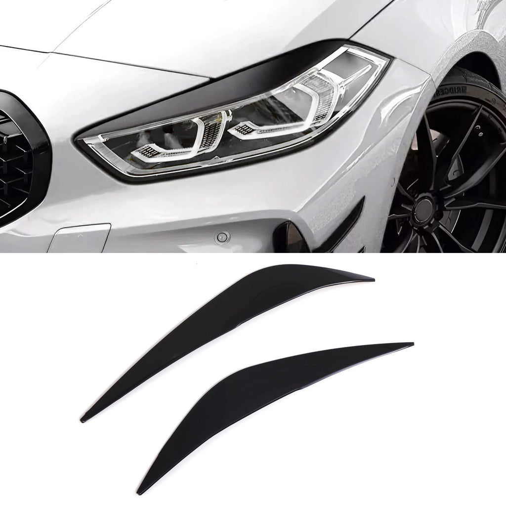 Sopracciglia Fari Nero Lucido BMW 1 Series F40 19-24 - foto 2