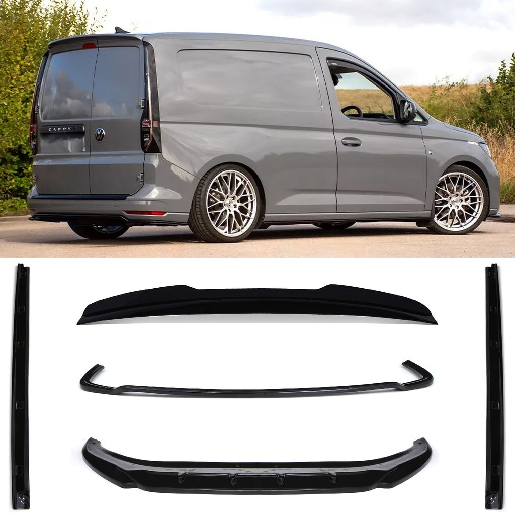 Kit Aero Completo Nero Lucido Ford Transit Connect SWB Portellone dal 2024