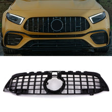 Griglia Anteriore Stile Panamericana Foro Camera Nero Lucido Mercedes Classe A W177 dal 2018