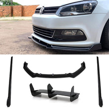 Body Kit Aerodinamico Stile WRC Nero Lucido VW Polo MK5 6C GTI 14-18