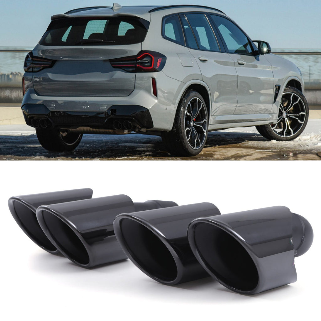 Conversione Scarico Stile X3M Nero Lucido BMW X3 G01 3.0L 18-21
