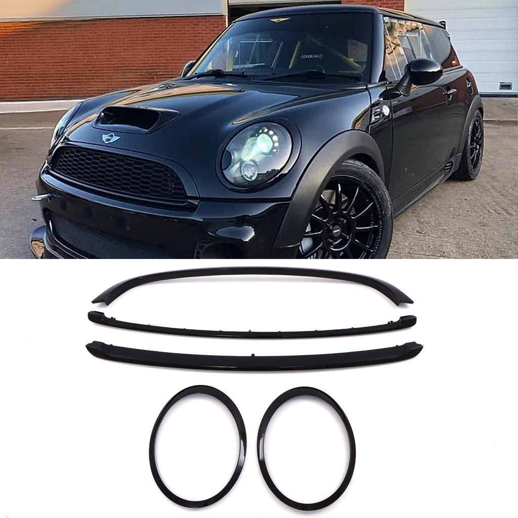 Kit Griglia Anteriore e Contorni Fari Mini Cooper R56 06-13