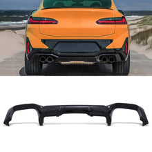 Diffusore Posteriore Stile X4M Nero Lucido BMW X4 G02 LCI 2022+