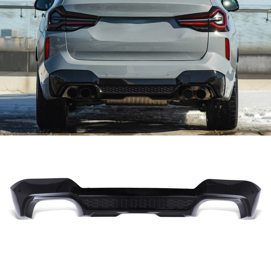 Diffusore Posteriore Stile X3M Nero Lucido BMW X3 LCI G01 21+