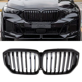 Griglia Calandra Monobarra Nera Lucida BMW X5 G05 Facelift 23-