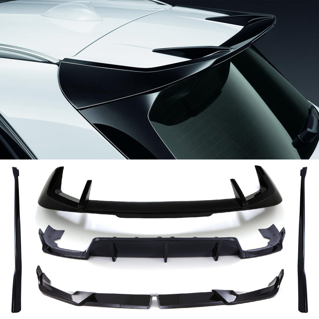 Kit Aero Completo Nero Lucido BMW X5 G05 LCI dal 2023