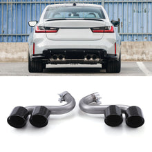 Terminali di Scarico Stile M3 Nero Lucido BMW Serie 3 G20 G21 2019+