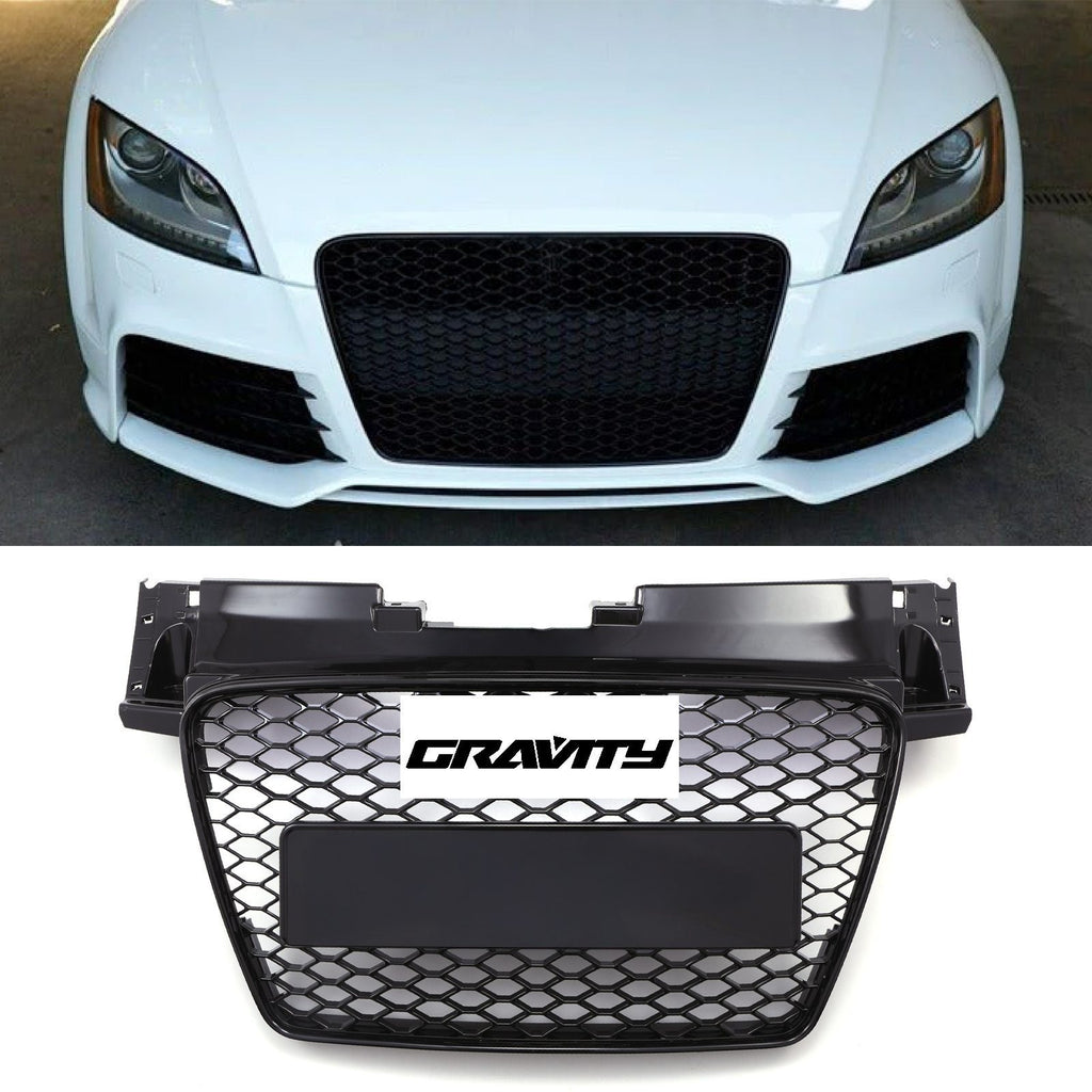 Griglia Anteriore Stile TTRS con Logo Nero Lucido Audi TT MK2 8J 06-14