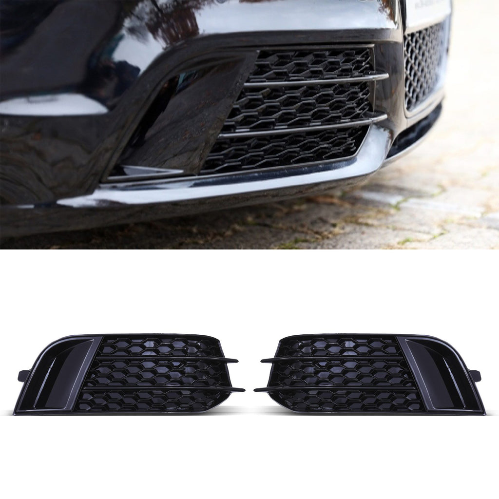 Cover Fari Fendinebbia Stile RS1 Nero Lucido Audi A1 8X Pre-Facelift 10-15
