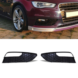 Cornici Fari Fendinebbia Stile RS3 Nero Lucido Audi A3 8V 13-16