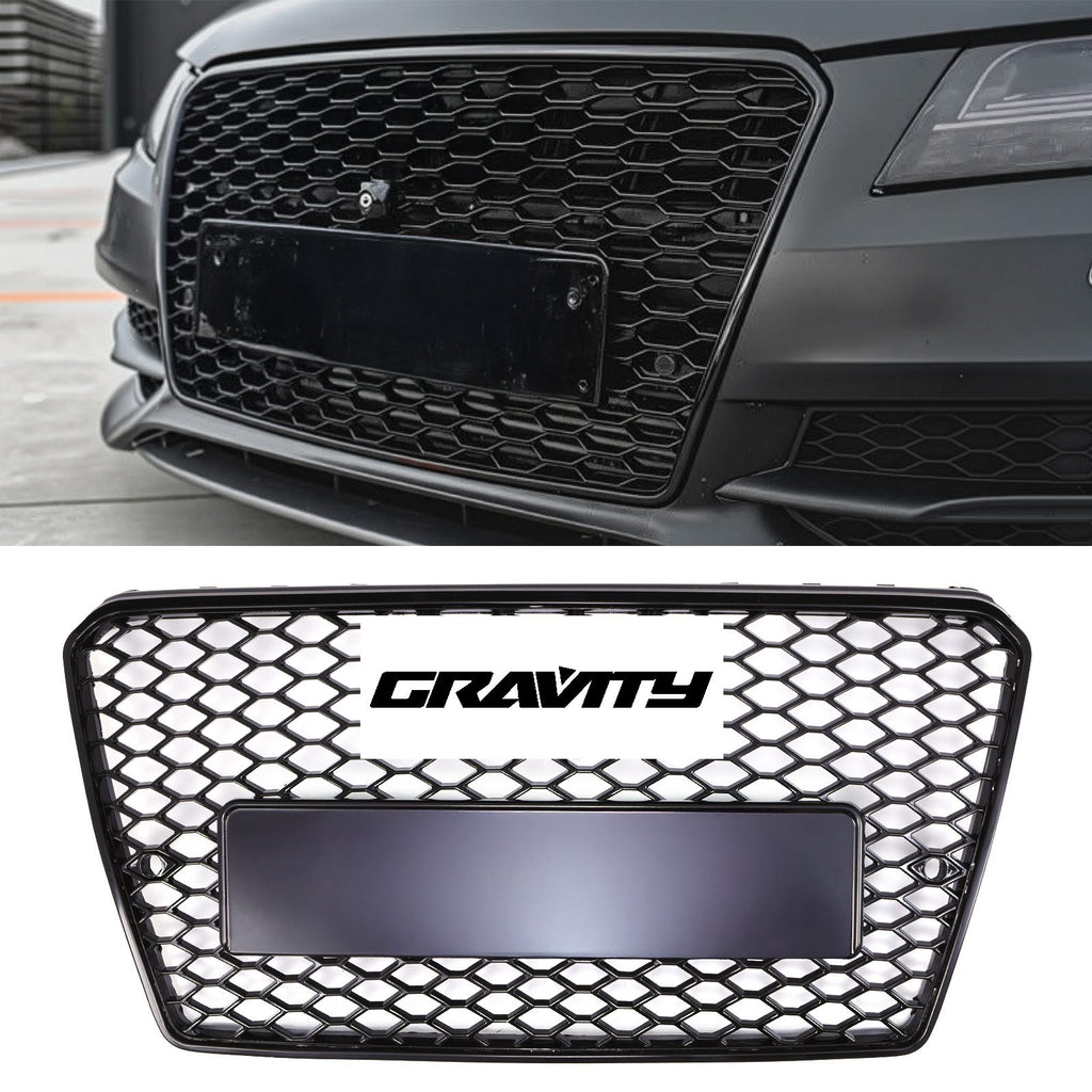 Griglia Anteriore Stile RS7 Nero Lucido Audi A7 S7 4G8 10-15