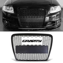 Griglia Anteriore Stile RS6 con Logo Nero Lucido Audi A6 C6 4F 05-12