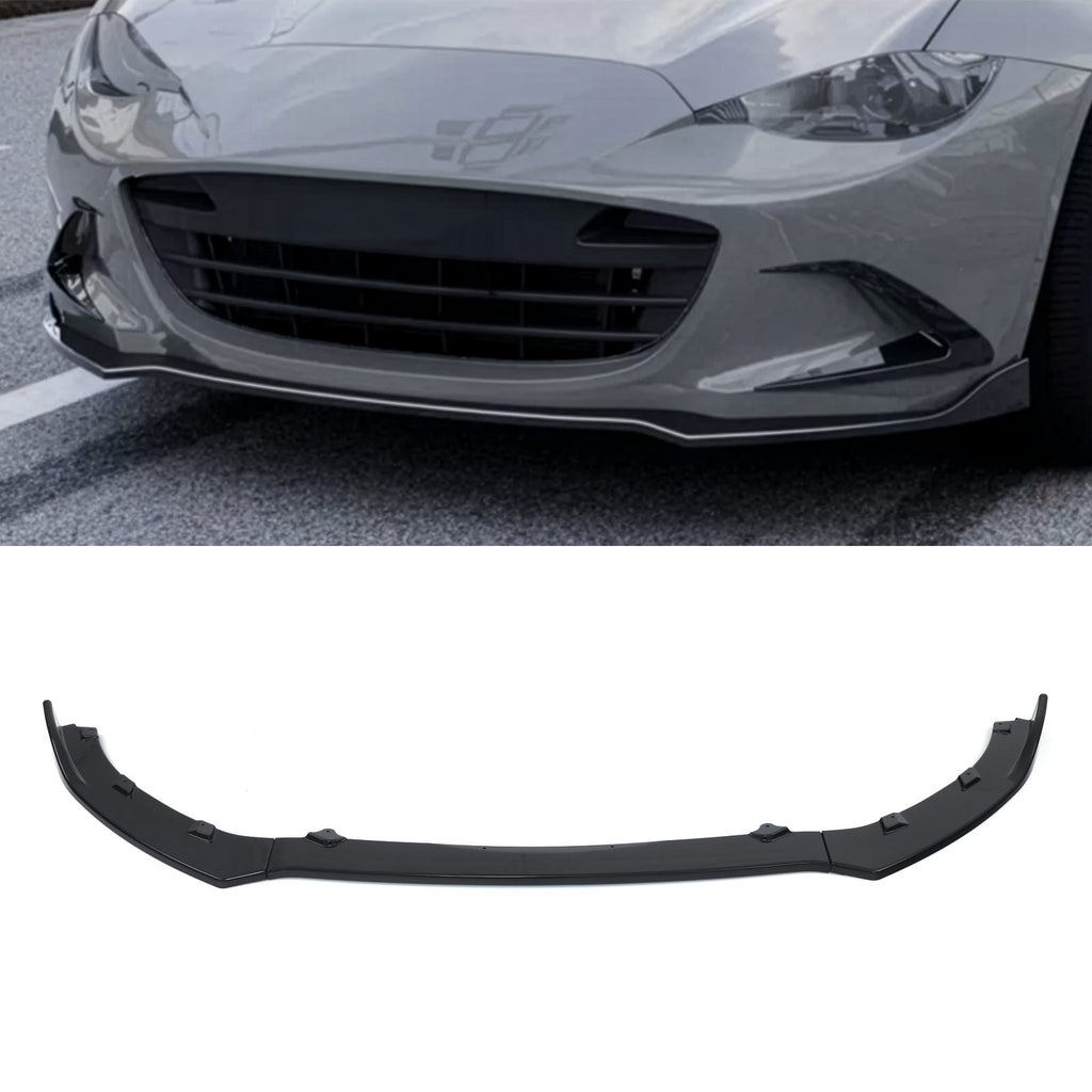 Splitter Anteriore Nero Lucido Mazda MX-5 ND Mk4 2015+