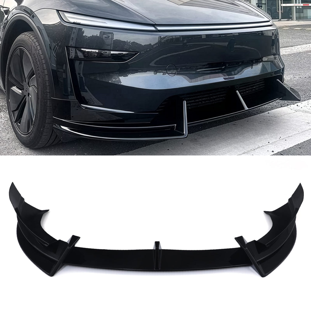 Splitter Anteriore Nero Lucido Tesla Model Y 2025+