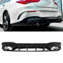 Diffusore Posteriore a Quattro Uscite Nero Lucido Mercedes CLA W118 2019+
