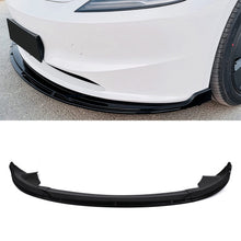 Splitter Anteriore Nero Lucido Tesla Model 3 Facelift 2024+