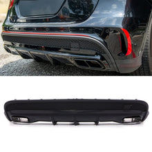 Diffusore Posteriore a Quattro Uscite Nero Lucido Mercedes GLA 45 X156 13-18
