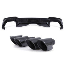 Diffusore Posteriore Stile X3M con Terminali Nero Lucido BMW X3 20i 30i G01 Pre-LCI 17-21 - foto 2