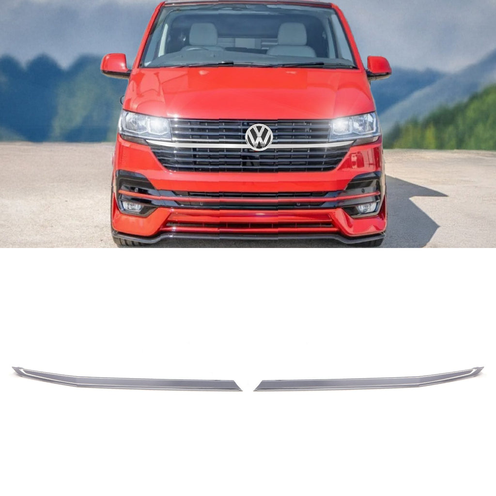Griglia Anteriore Cromata 2 Pezzi Volkswagen Transporter T6.1 19-24