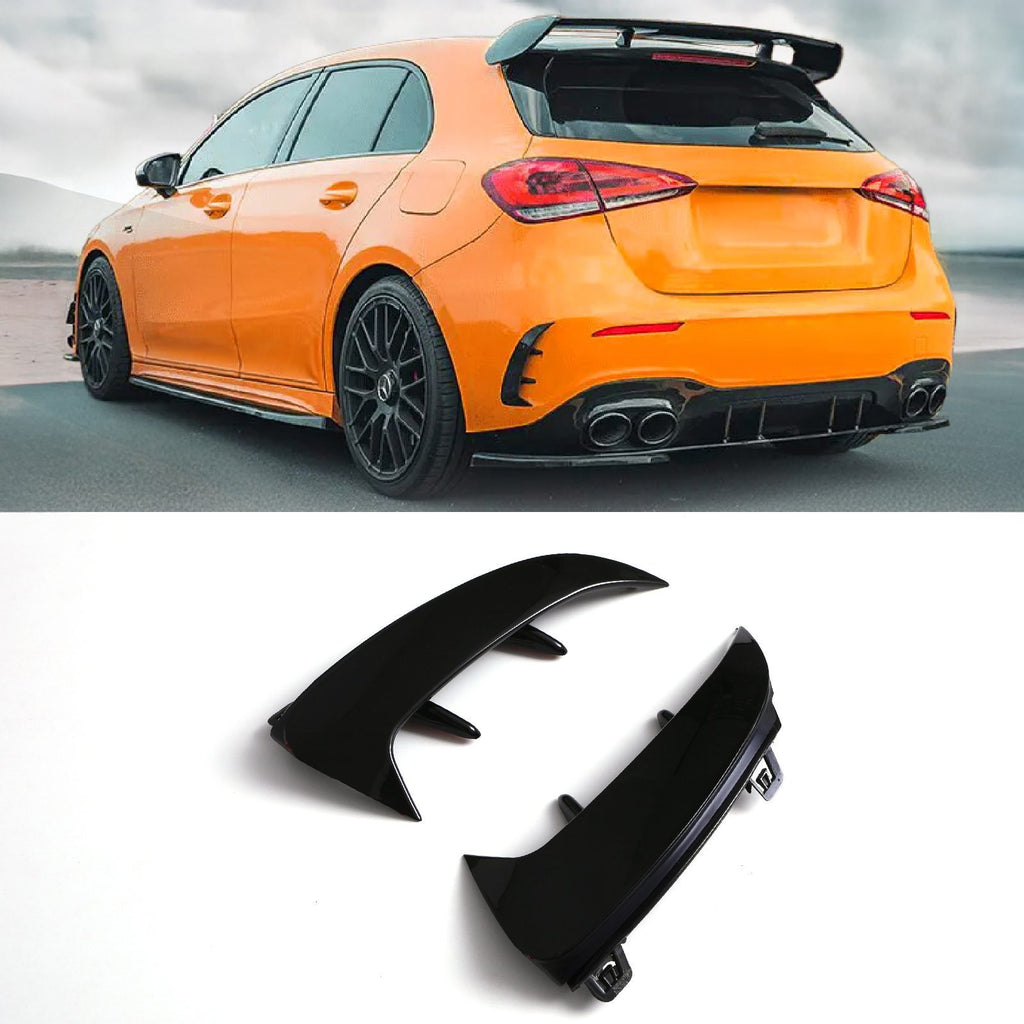 Kit Aero Completo Nero Lucido Mercedes Classe A A35 AMG W177 dal 2018 - foto 3