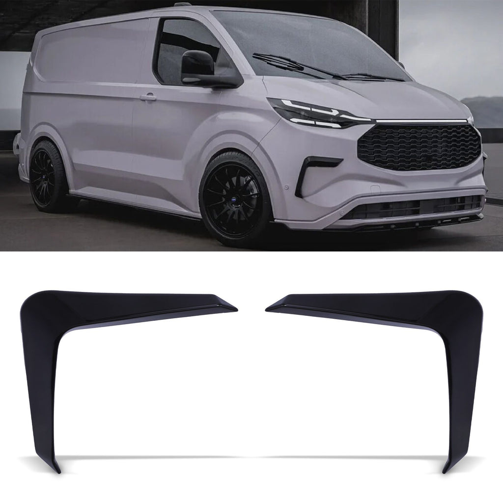 Canard Anteriori Nero Lucido Ford Transit Custom MK2 24+