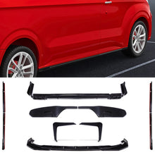 Kit Aero Completo Nero Lucido Ford Transit Custom MK2 LWB Porte a Battenti dal 2023