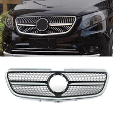 Griglia Anteriore a Diamante Nera Lucida Mercedes Classe V Vito W447 14-20