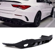 Diffusore Posteriore Nero Lucido Stile CLA35 Mercedes CLA C118 19+