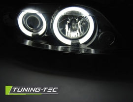 Fari Anteriori OPEL VECTRA B 99-03.02 ANGEL EYES CCFL BLACK