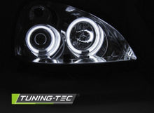 Carica l&#39;immagine nel visualizzatore di Gallery, Fari Anteriori RENAULT CLIO 2 06.01-09.05 ANGEL EYES CCFL CHROME