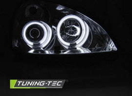 Fari Anteriori RENAULT CLIO 2 06.01-09.05 ANGEL EYES CCFL CHROME