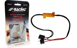 Resistenza elimina spia Warning canceller 50W 6 Ohm cablato H7