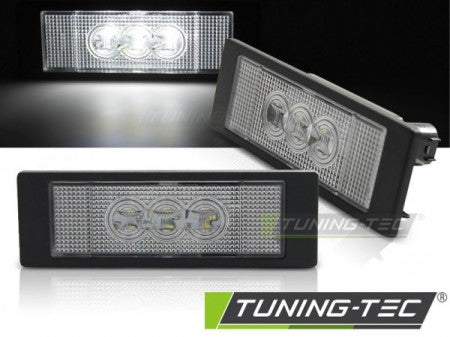 Luci Targa Led 3x LIGHTS CLEAR per BMW E63/E64/E81/Serie 1 E87/Z4/MINI