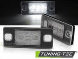 Luci Targa Led LIGHTS 3xLED per VW TIGUAN / TOUAREG / GOLF V VARIANT / PORSCHE CAYENNE con Canbus