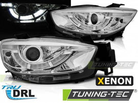 Fari Anteriori MAZDA CX5 11-15 CHROME TRUE DRL XENON