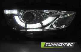 Fari Anteriori MAZDA CX5 11-15 CHROME TRUE DRL XENON