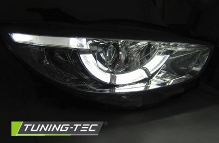 Fari Anteriori MAZDA CX5 11-15 CHROME TRUE DRL XENON