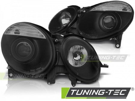 Fari Anteriori BLACK per MERCEDES Classe E W211 Classe E 05.06-09