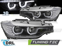 Carica l&#39;immagine nel visualizzatore di Gallery, Fari Anteriori BMW Serie 3 F30/F31 10.11 - 05.15 U-TYPE BLACK