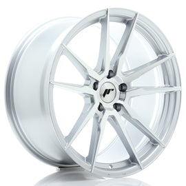Cerchio in Lega JAPAN RACING JR21 20x10 ET40 5x112 Silver Machined Face