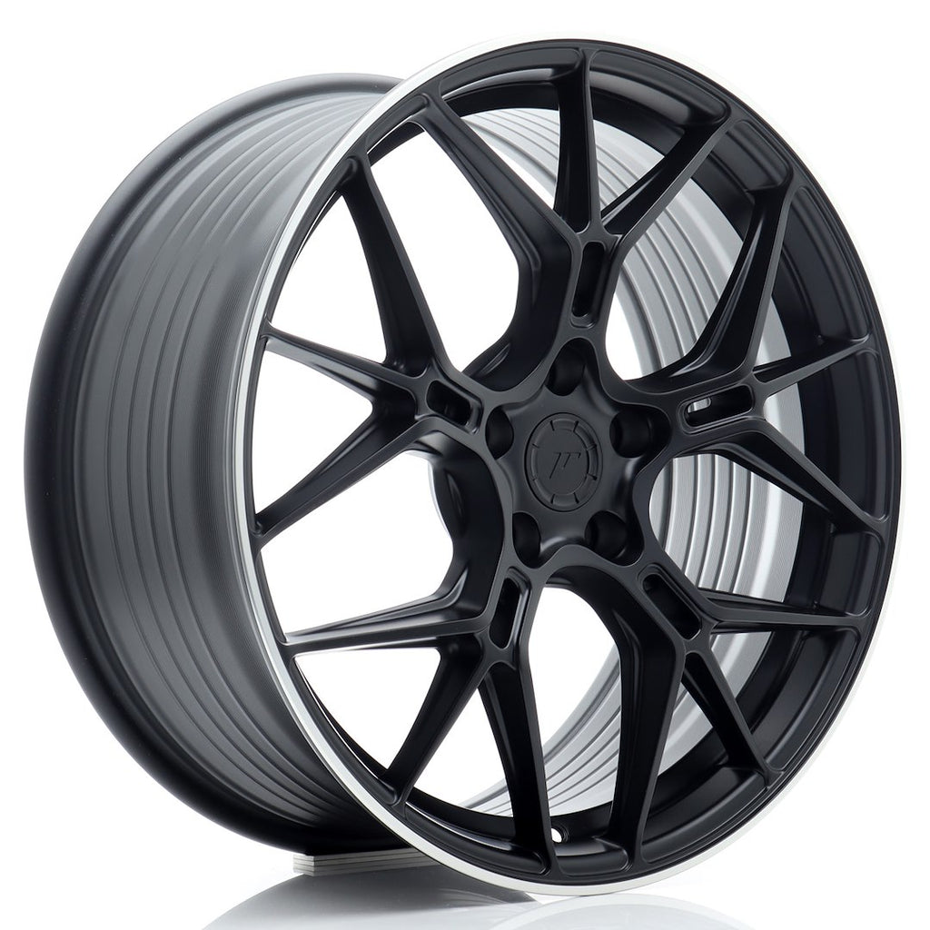 Cerchio in Lega JAPAN RACING JR51 19x8,5 ET45 5x112 Satin Black w/ Machined Lip