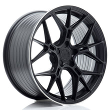 Load image into Gallery viewer, Cerchio in Lega JAPAN RACING JR51 19x9,5 ET20-45 5H con foratura su misura Satin Black w/ Machined Lip