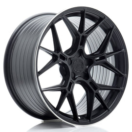 Cerchio in Lega JAPAN RACING JR51 19x9,5 ET20-45 5H con foratura su misura Satin Black w/ Machined Lip