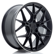 Load image into Gallery viewer, Cerchio in Lega JAPAN RACING JR51 20x8,5 ET20-45 5H con foratura su misura Satin Black w/ Machined Lip