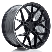 Load image into Gallery viewer, Cerchio in Lega JAPAN RACING JR51 20x9,5 ET20-40 5H con foratura su misura Satin Black w/ Machined Lip
