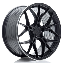 Cerchio in Lega JAPAN RACING JR51 20x9,5 ET20-40 5H con foratura su misura Satin Black w/ Machined Lip