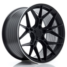 Load image into Gallery viewer, Cerchio in Lega JAPAN RACING JR51 20x10,5 ET15-35 5H con foratura su misura Satin Black w/ Machined Lip