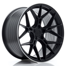 Cerchio in Lega JAPAN RACING JR51 20x10,5 ET15-35 5H con foratura su misura Satin Black w/ Machined Lip