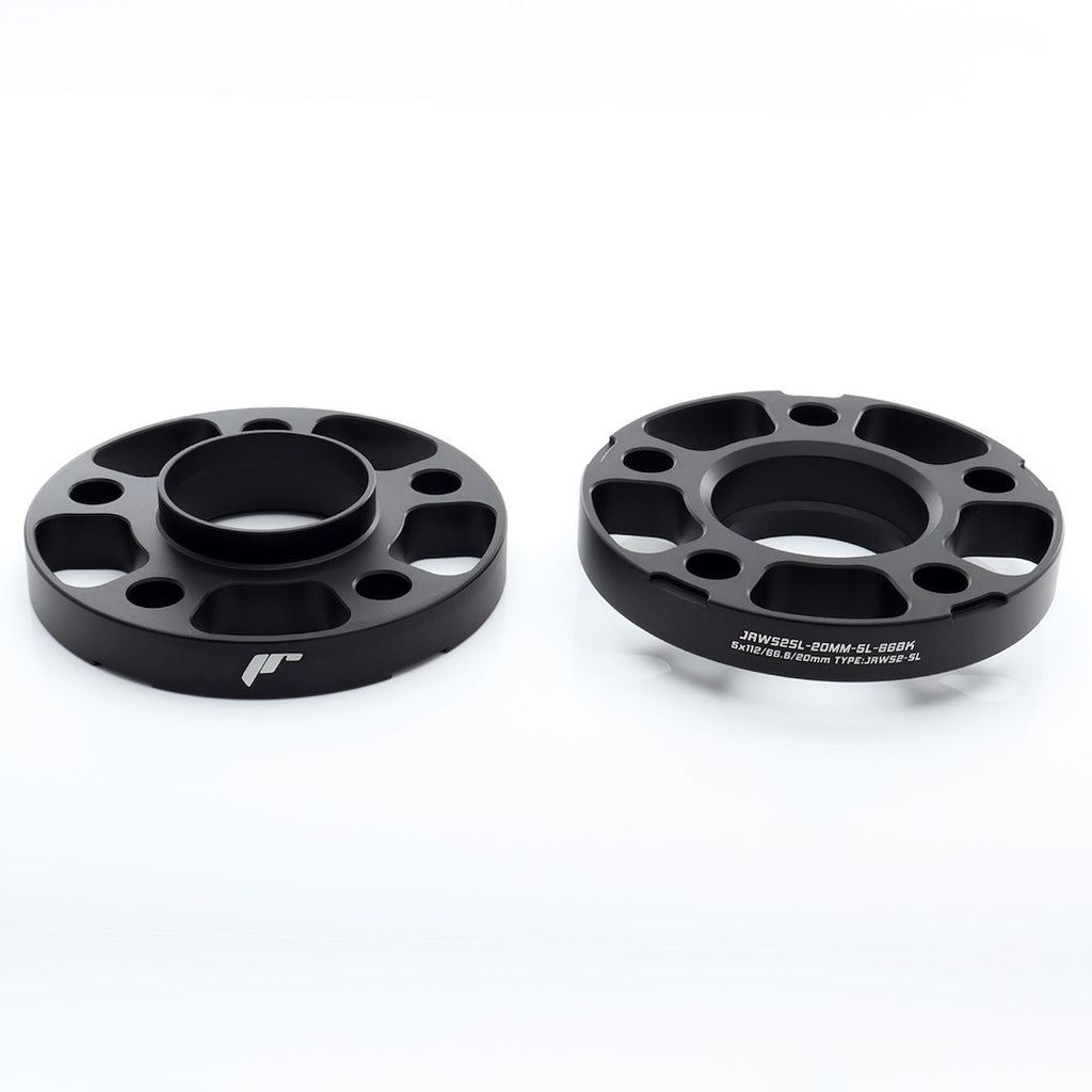 Coppia Distanziali Ruota Japan Racing JRWS2-SL 10mm 5x112 CB 66,6 Neri (Mall)