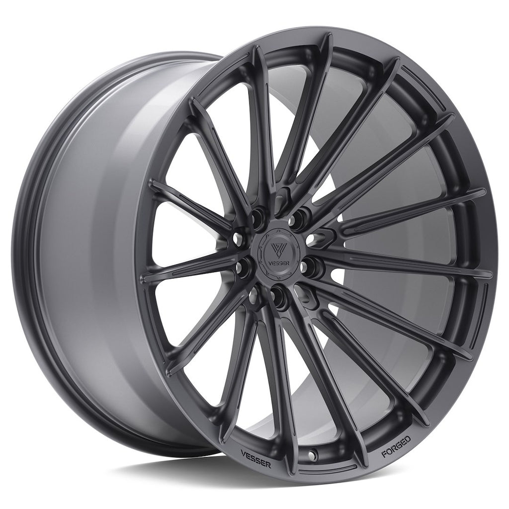 Cerchio in Lega VESSER VSR4 23x10 ET20-64 5H con foratura su misura Custom Finish